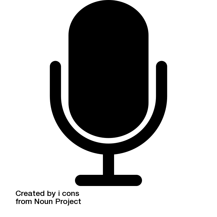microphone icon from noun project